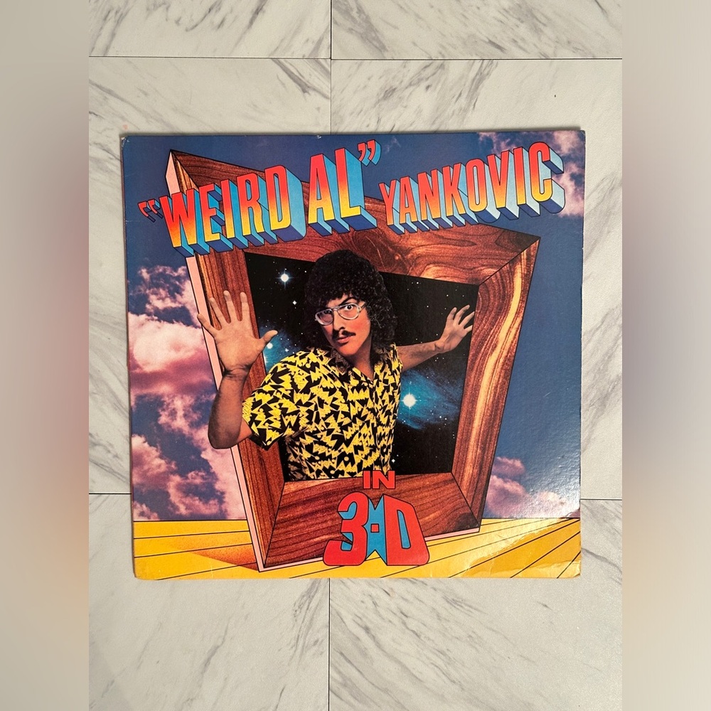 Weird Al Yankovic In 3-D vinyl record